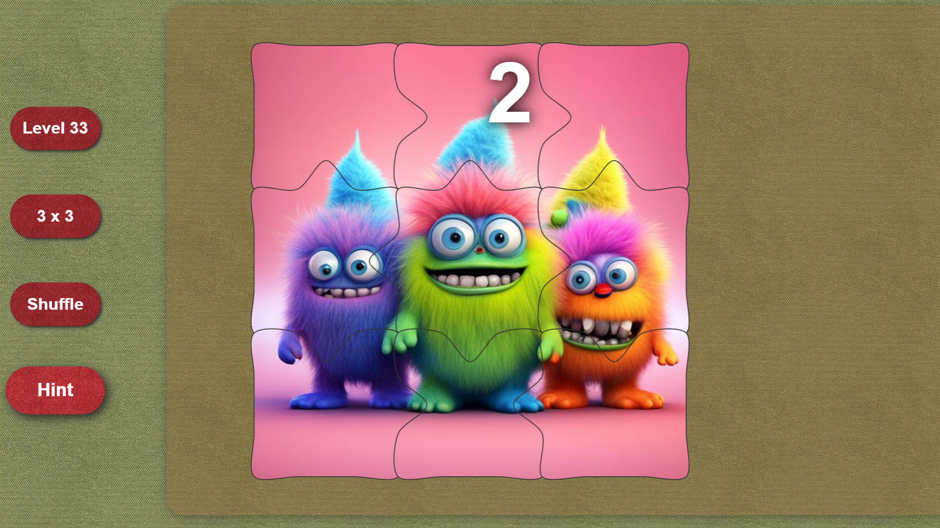 Puzzles with monsters — screenshot 2