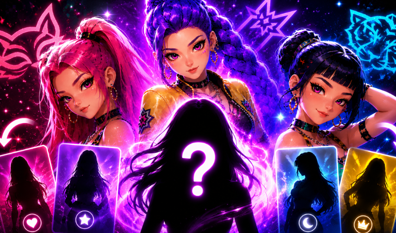 k-pop Demon Hunters: Who are You from the Huntrix? game cover