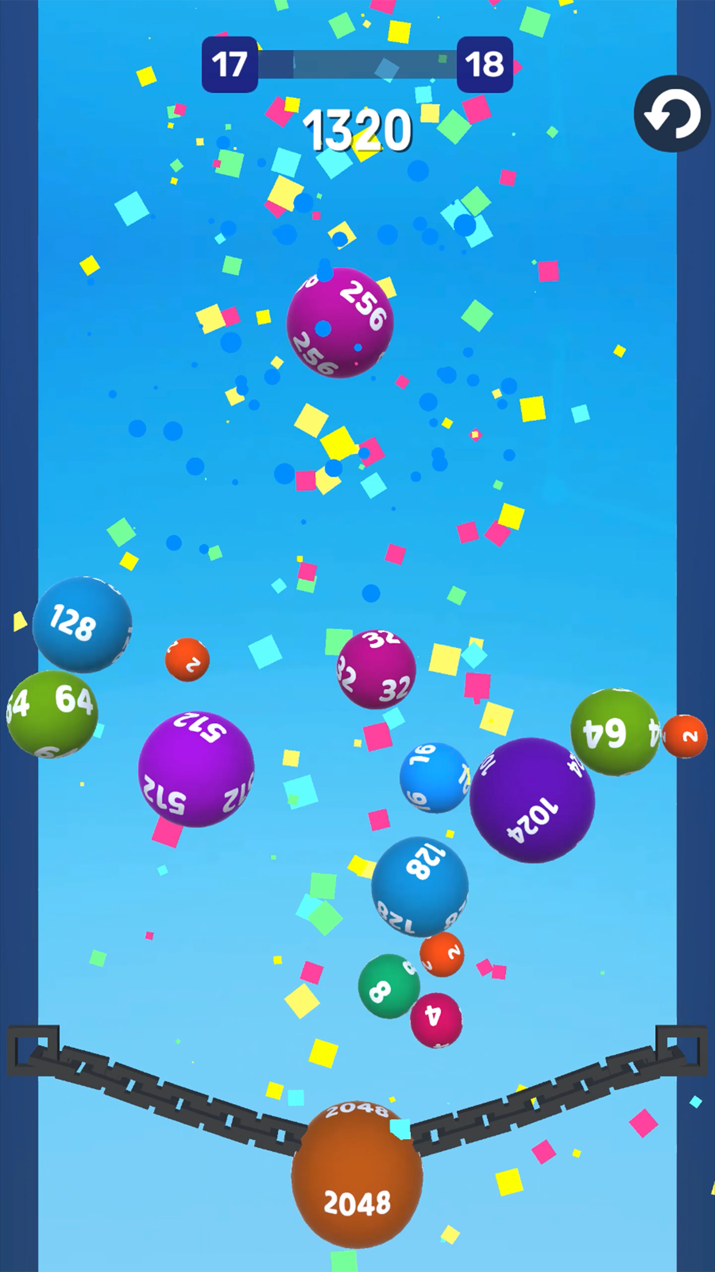 Physical Balls 2048 screenshot 5