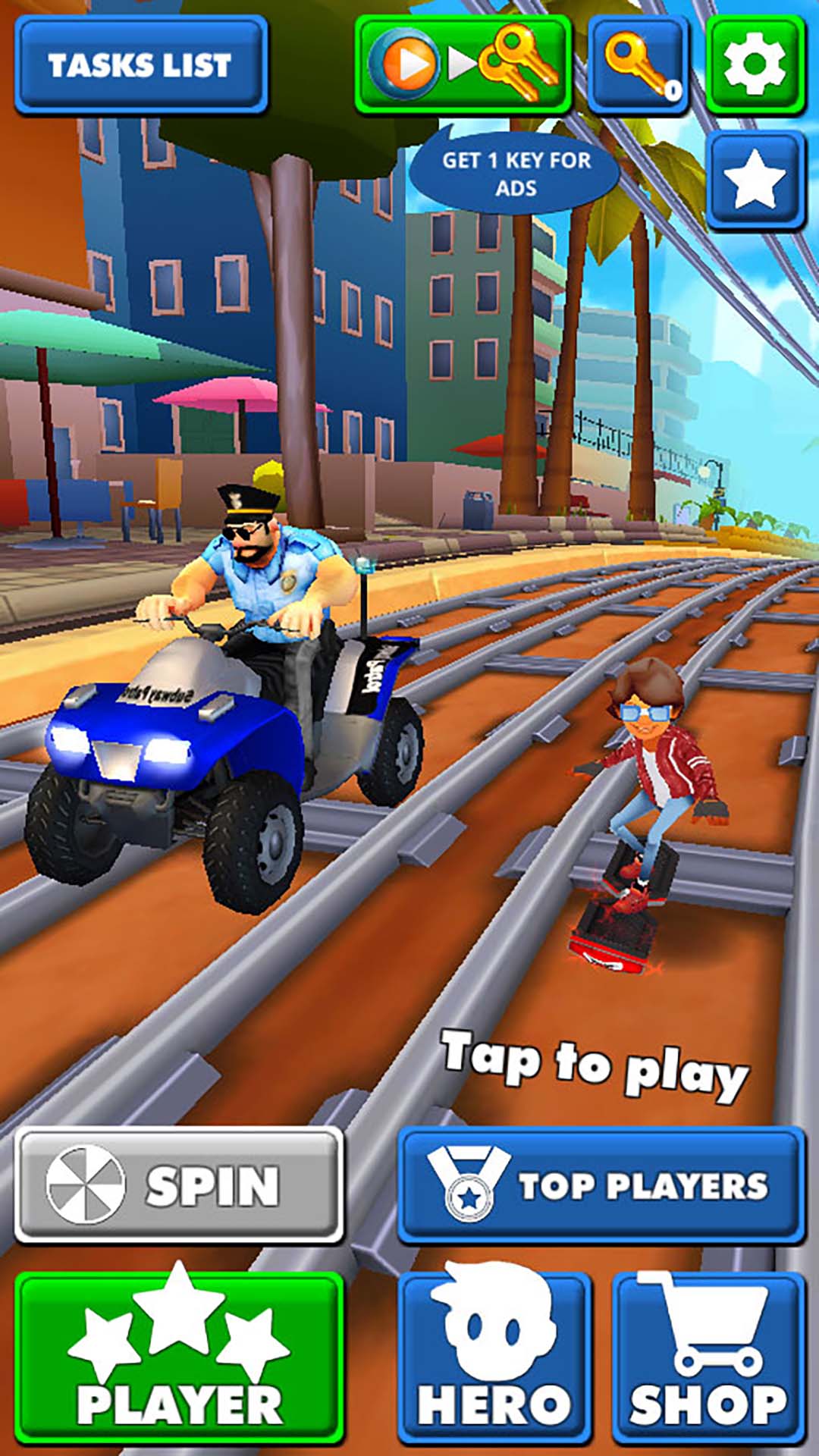 Subway Runner Rail Blazers screenshot 6
