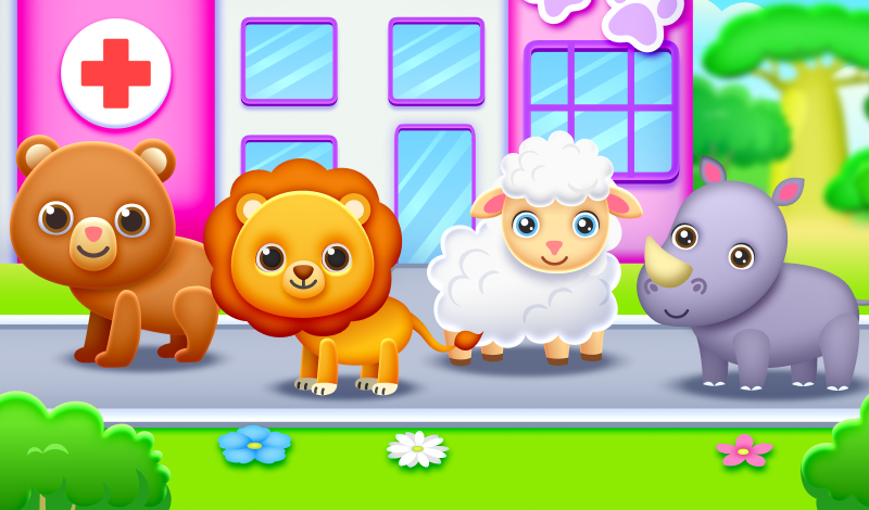 Animal Hospital: Take Care of Animals for Kids game cover