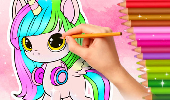 Vẽ Một Con Ngựa: ASMR coloring book