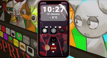 Horror Black's phone