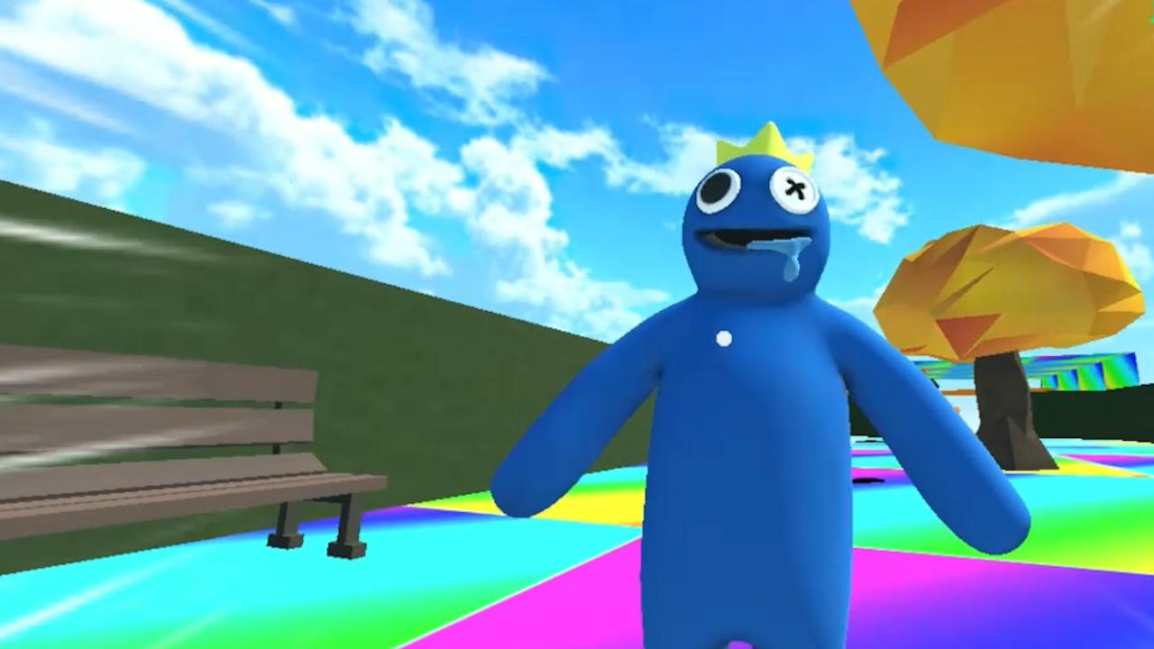 Rainbow Friends versus Barry : Obby screenshot