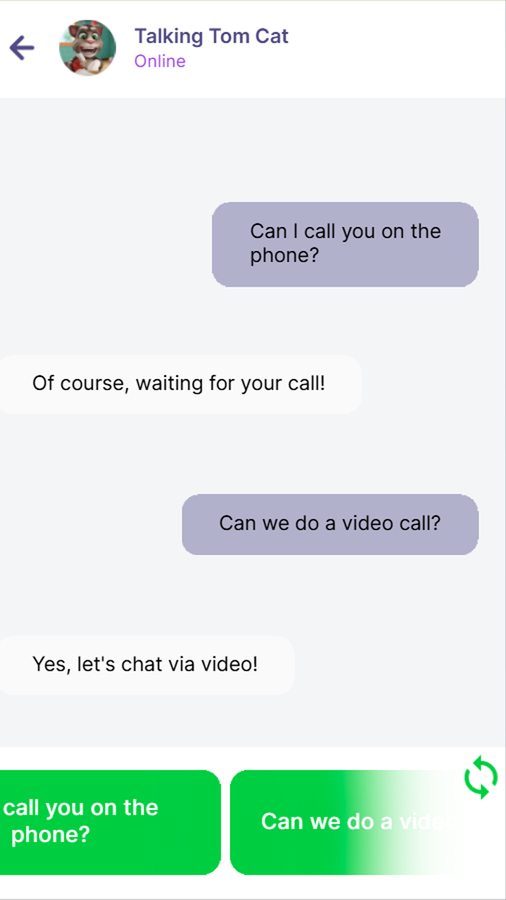 Talking Tom Cat Calls: Chat Prank, Video Call screenshot 11