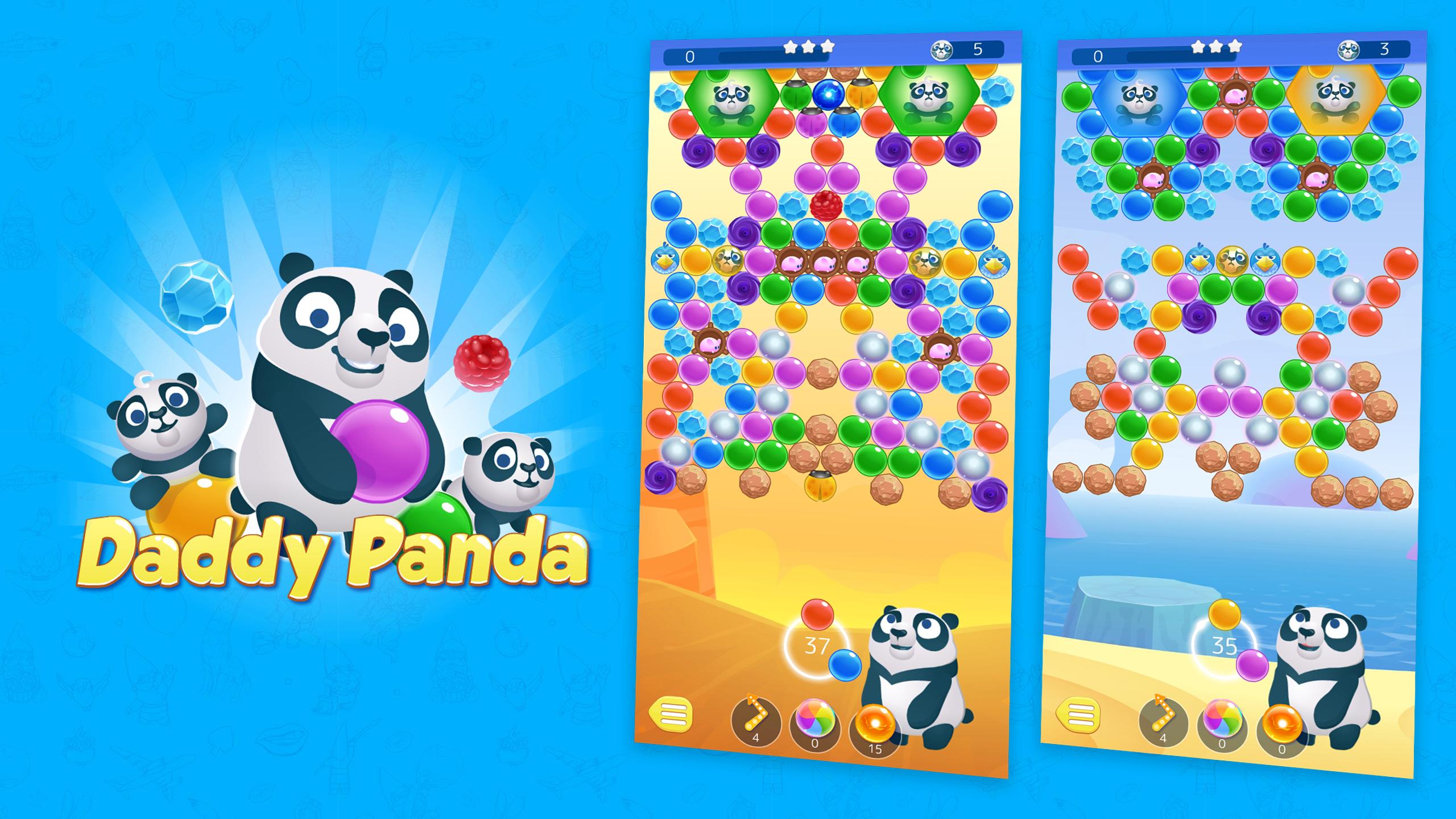 Papa Panda: Bubble Shooter screenshot