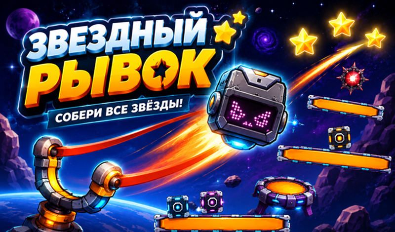 Звездный рывок. Собери все звезды! game cover