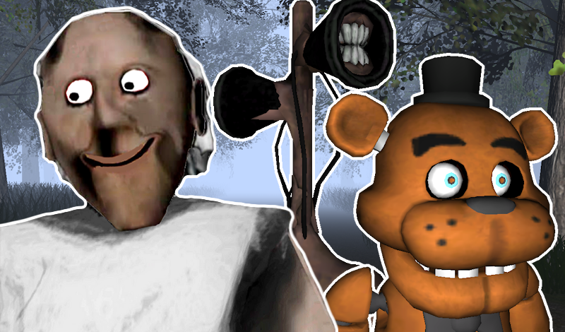 Granny and Siren Head: Freddy's Forest game cover