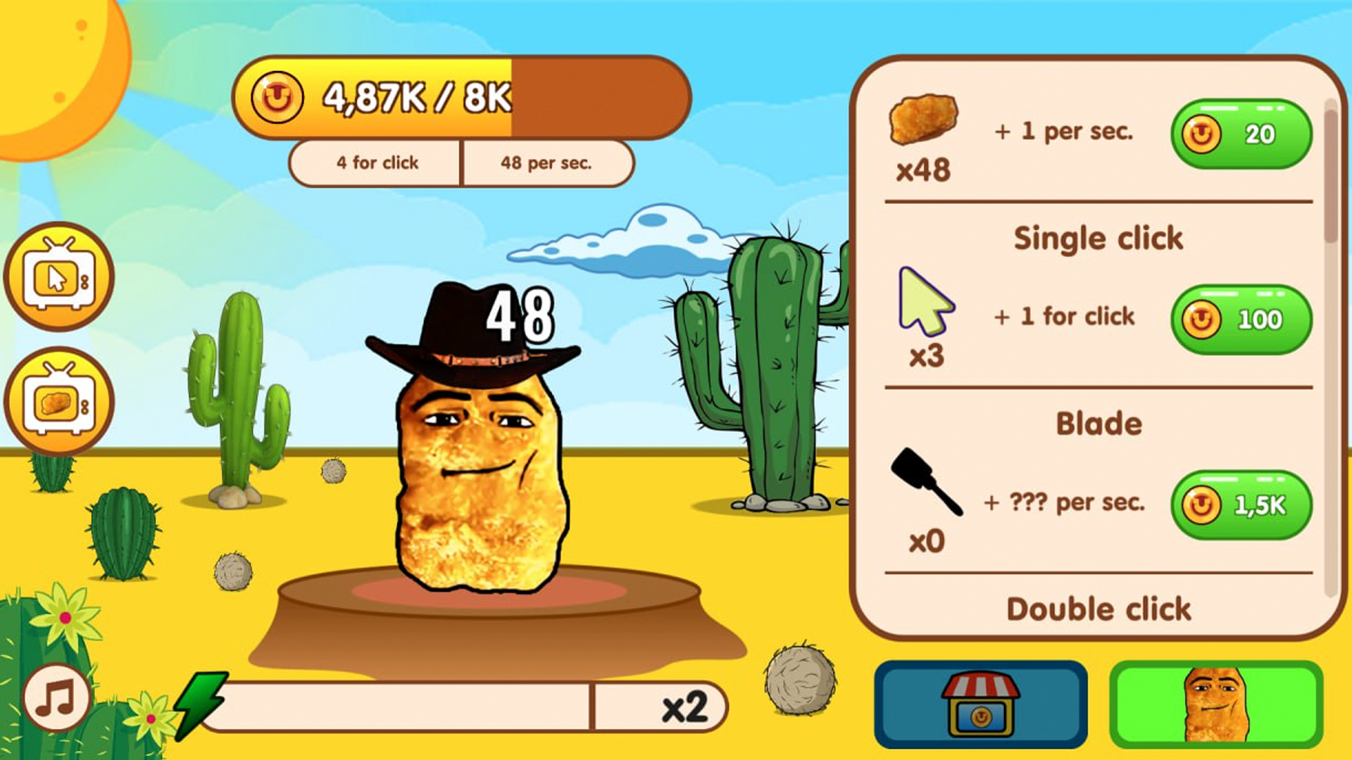 Evolution of Omega Nuggets: Clicker screenshot