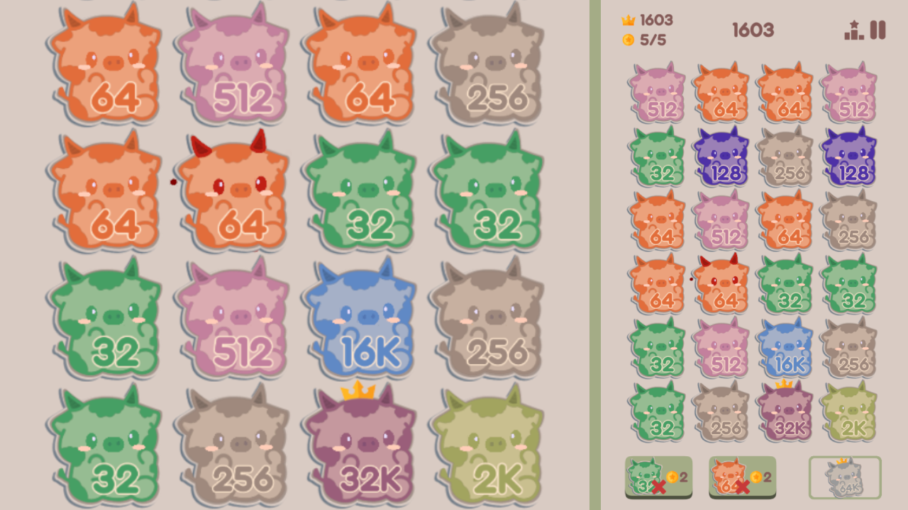 Бурёлки 2048 — screenshot 2