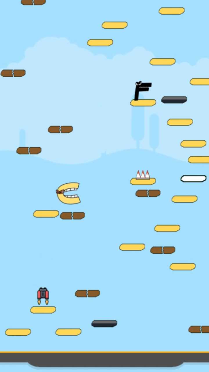 Alphabet Lore: Doodle Jump screenshot 8