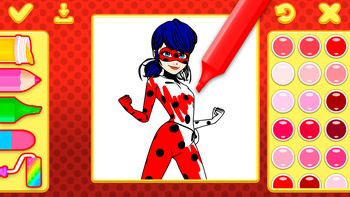 Ladybug Coloring for Kids
