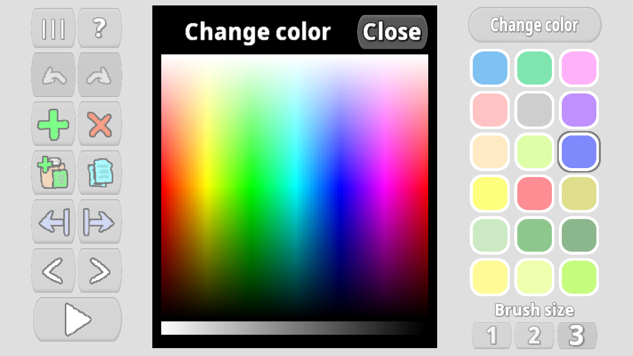 Pixel Animator: creating GIF animation screenshot