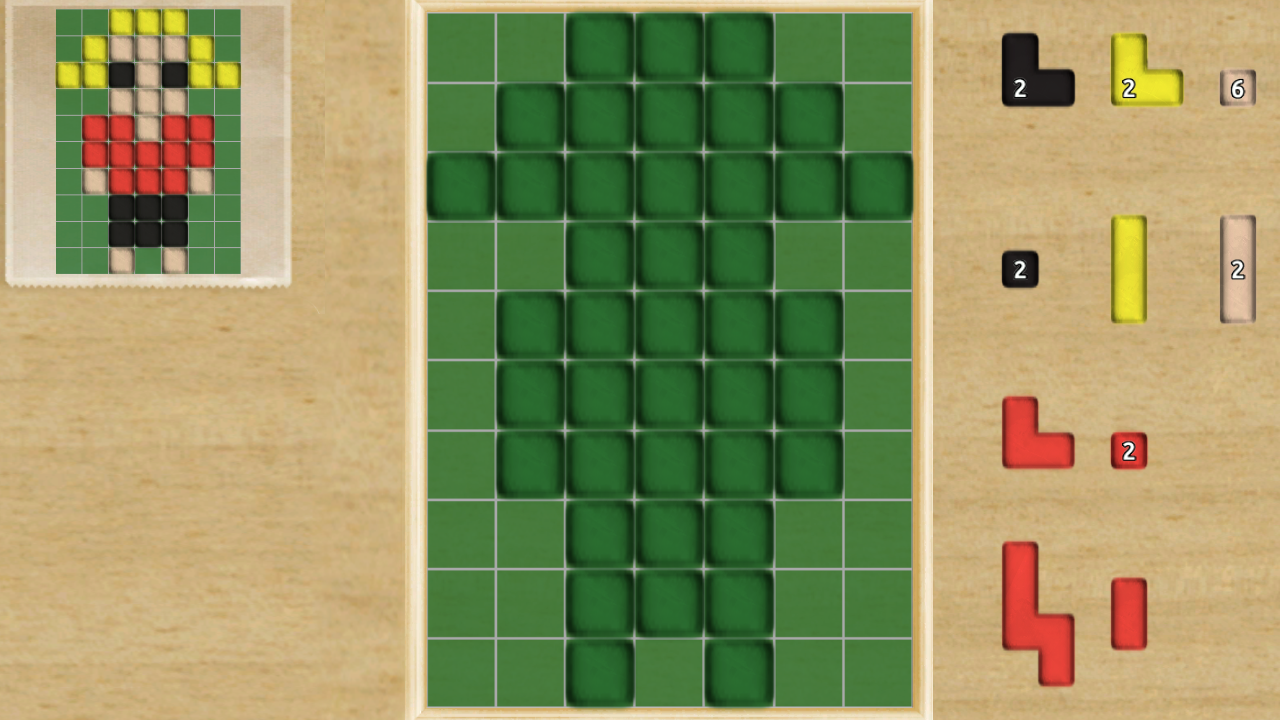 Цветные картинки из блоков Пентамино — screenshot 3