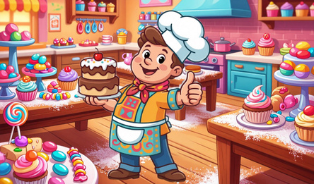Pastry Chef. Combine sweets.