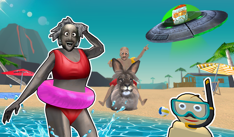 Granny on Vacation game cover