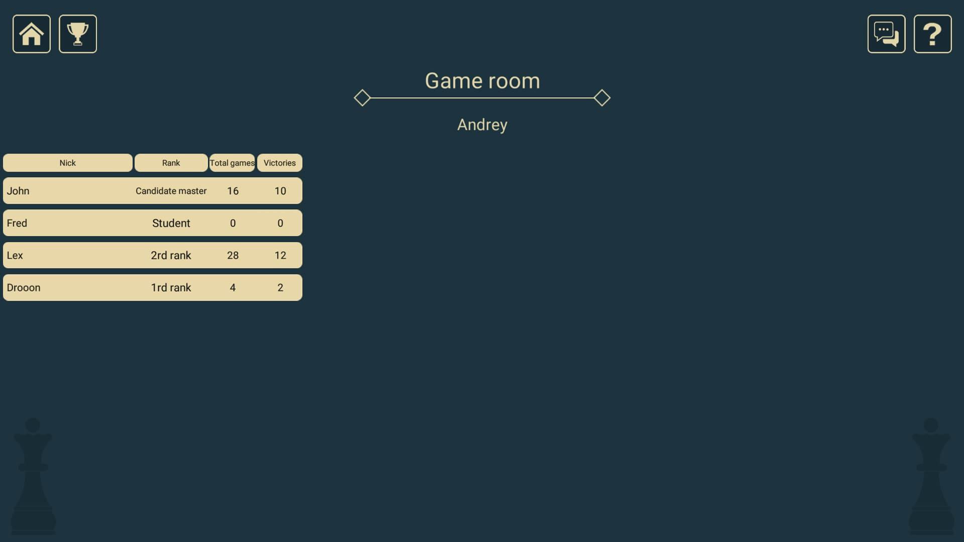 Chess online 2 players screenshot