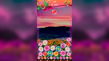 Merge the flowers! Pop the bubbles! 2048