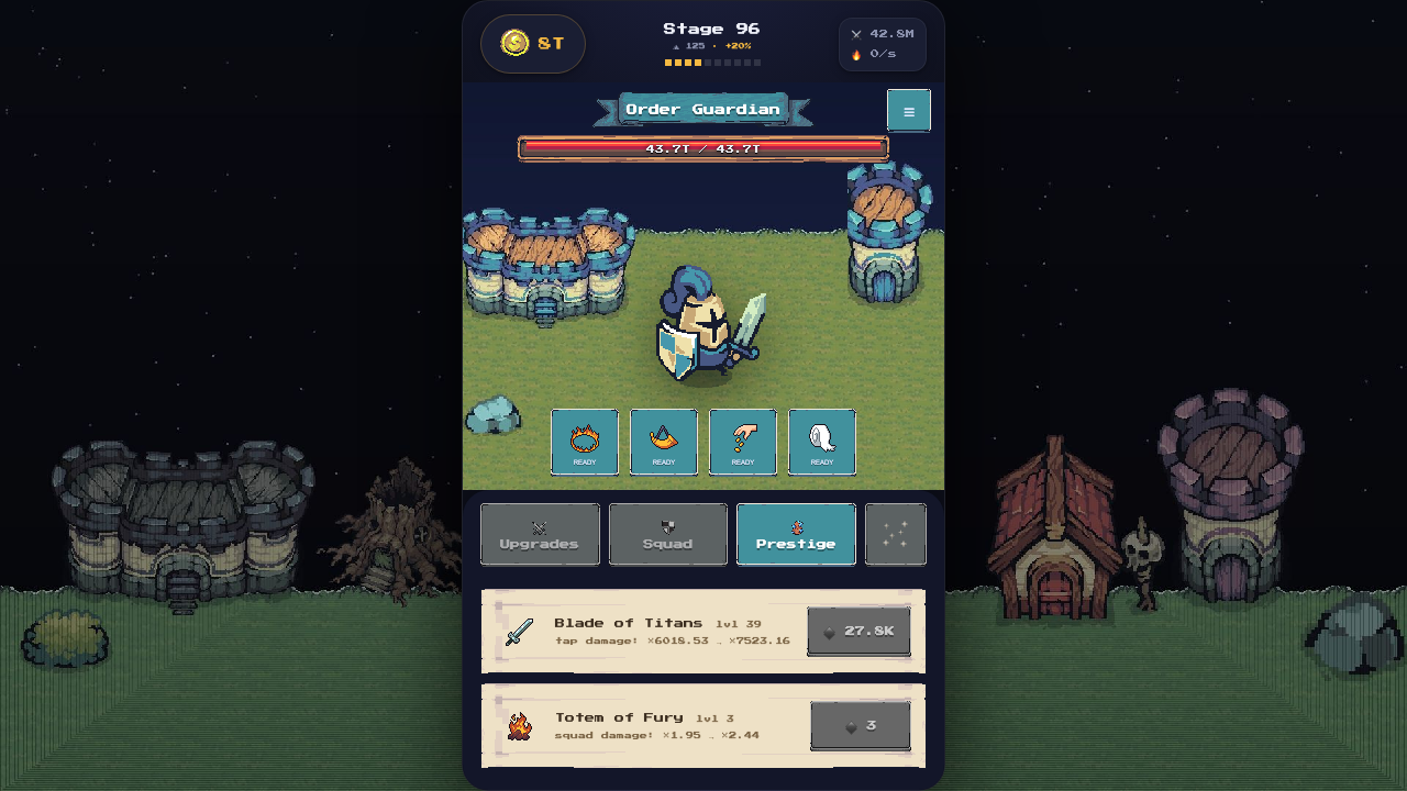 «Tap Legends» - fantasy clicker — screenshot 2