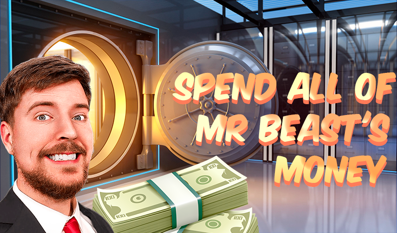 Spend all of Mr Beast's Money game cover