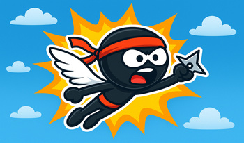 Flying ninja