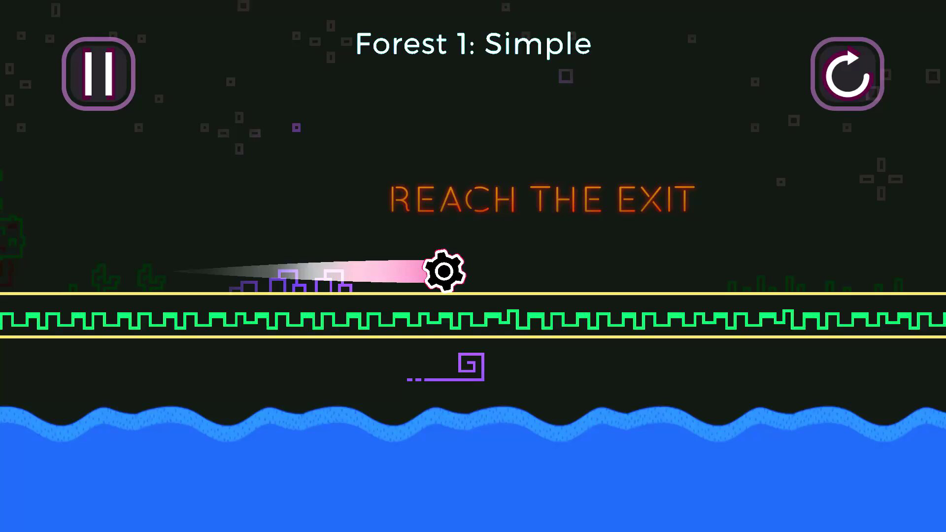 Neon gear runner screenshot