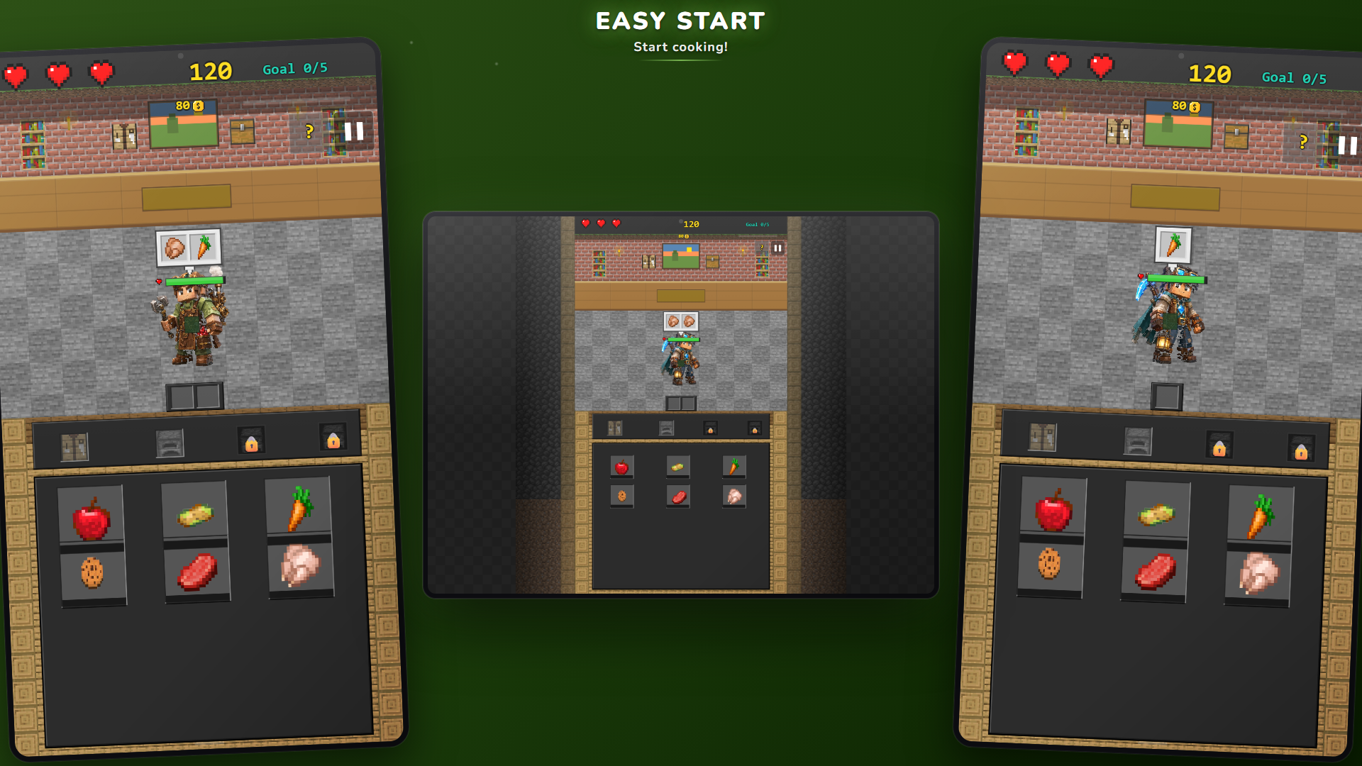 Creeper Chef Feed the mobs! — screenshot 1