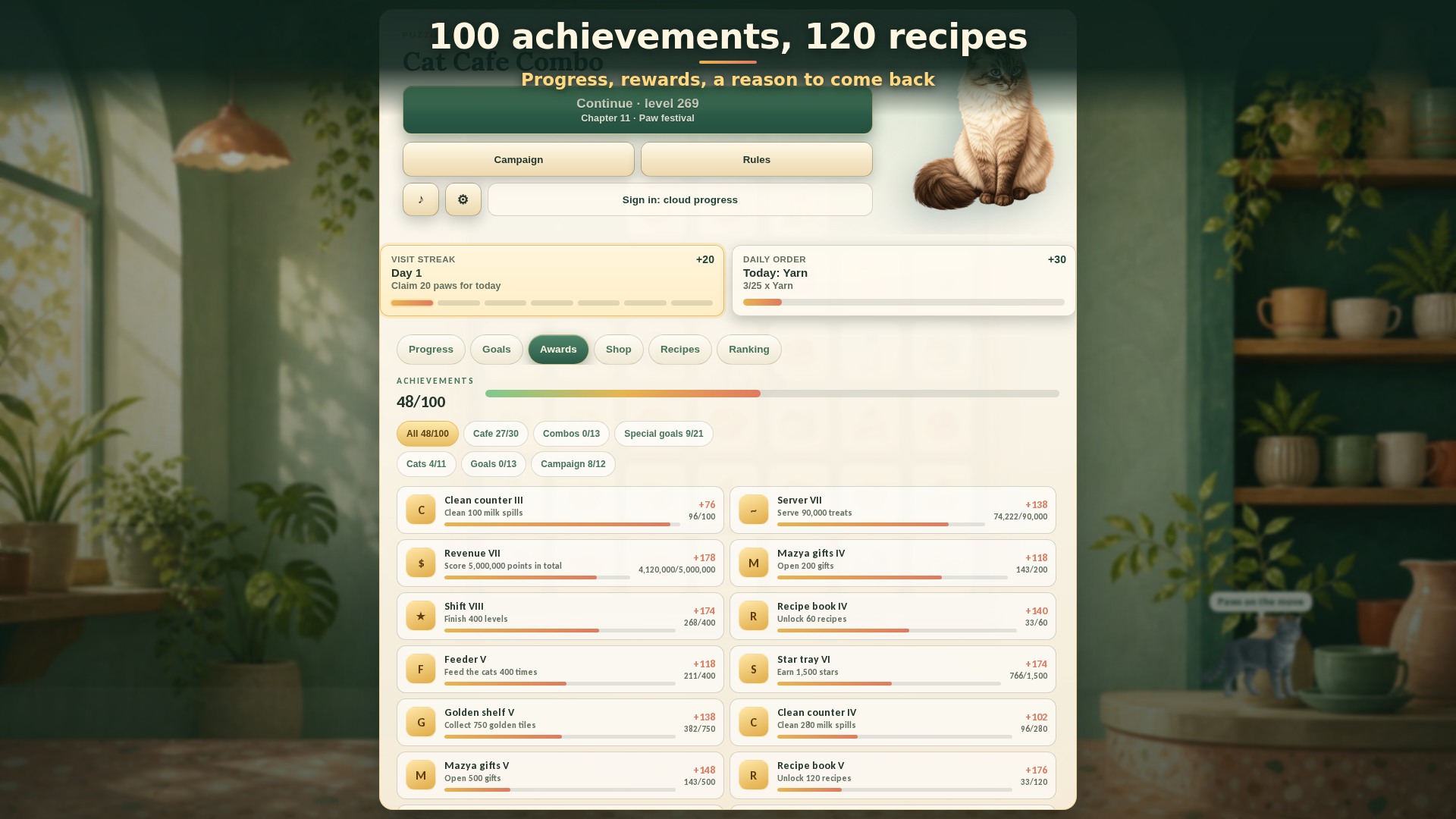 Cat Cafe Combo — screenshot 6