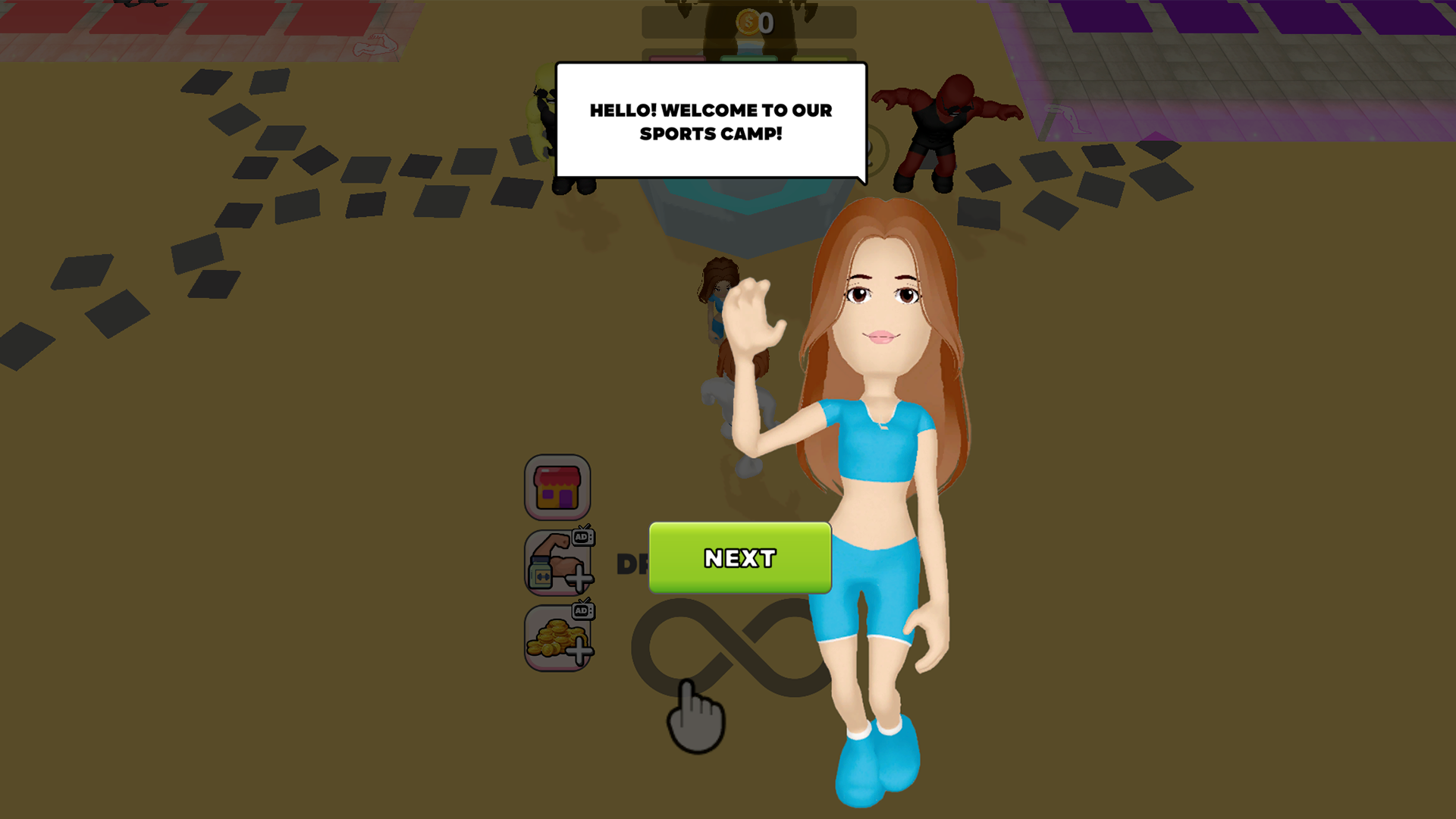 Robbie +1 Strength: Gym Clicker screenshot