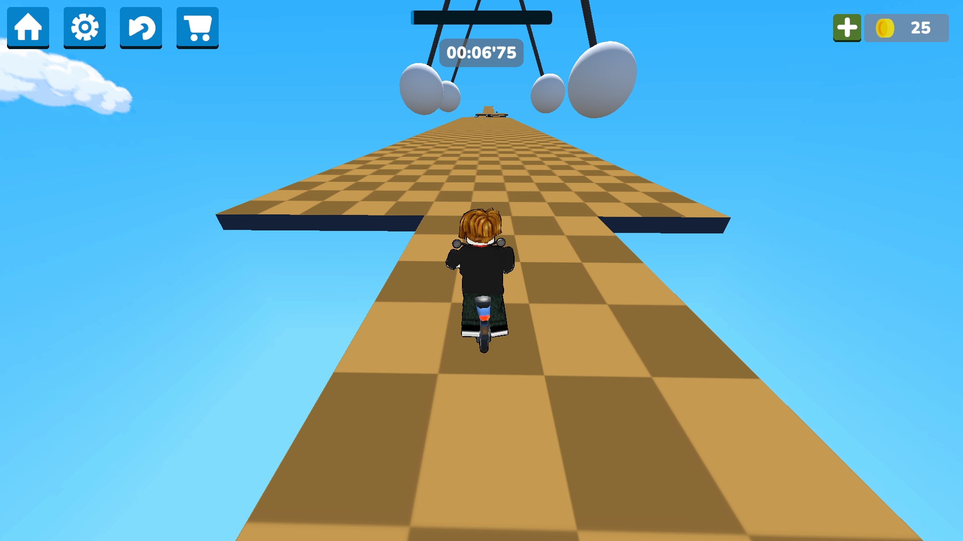 Obby, but you're on a motorcycle — screenshot 2