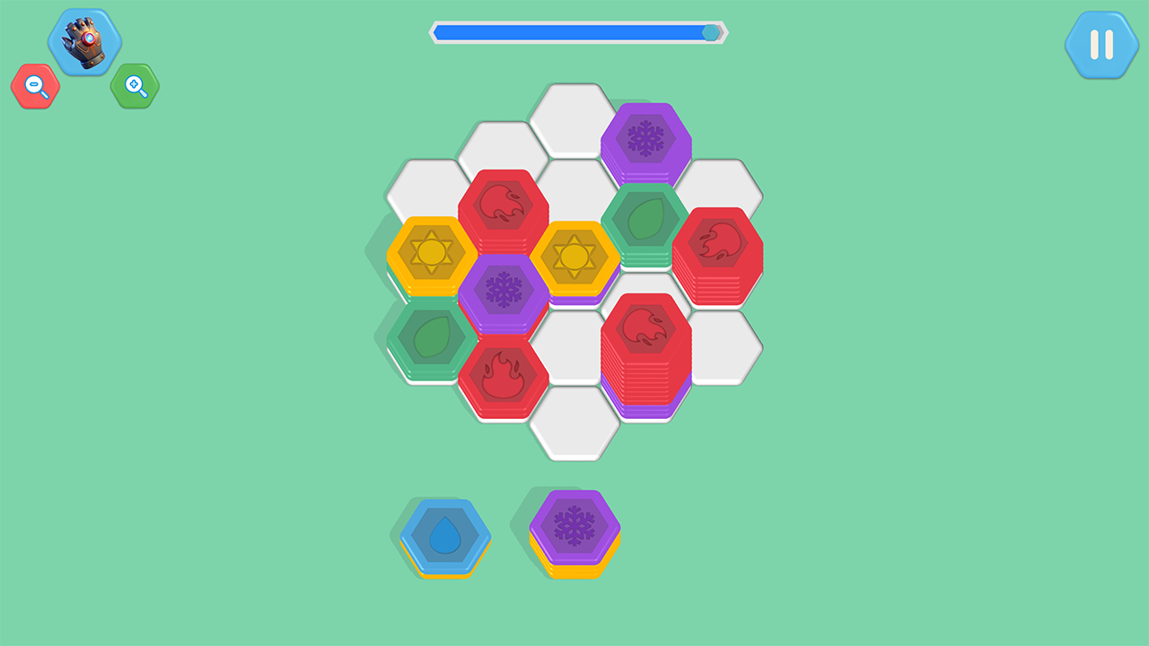 Hexa Blast Stack — screenshot 1