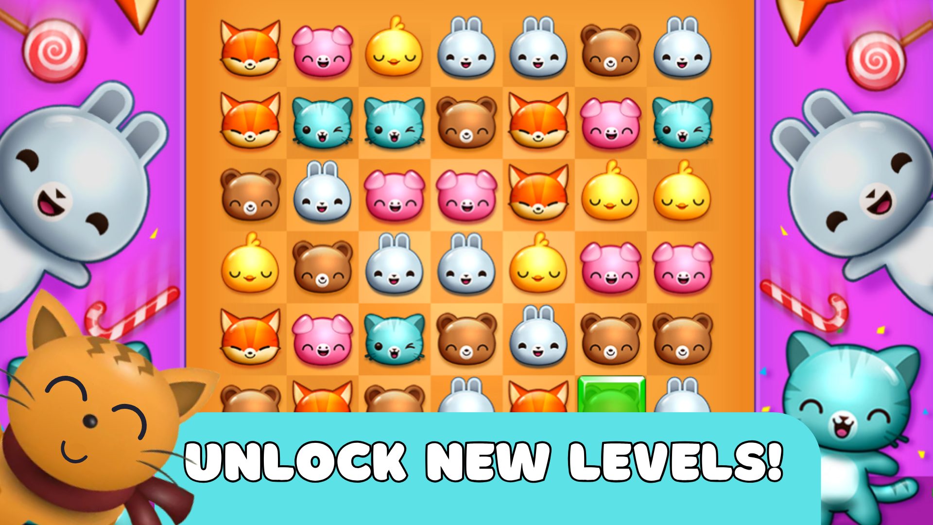 Animal Chaos Match 3 screenshot