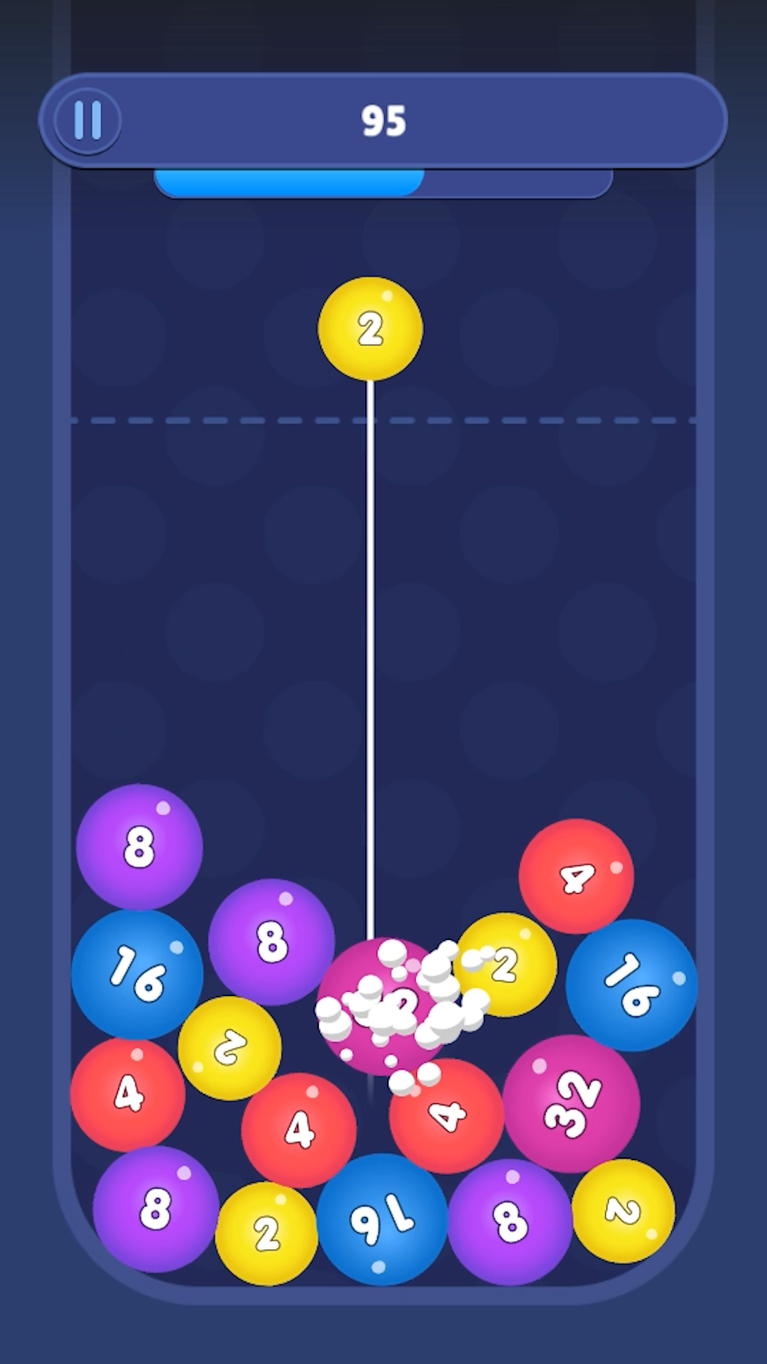 Bubble Merge 2048 screenshot 4