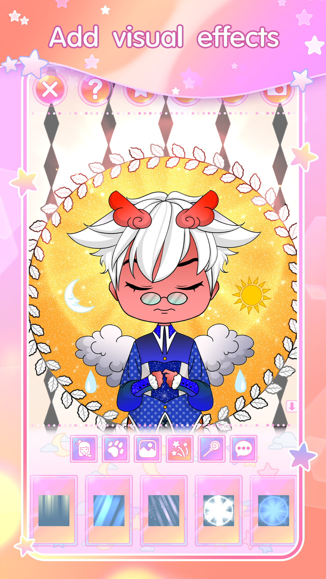 Chibi Dress Up & Coloring screenshot 13
