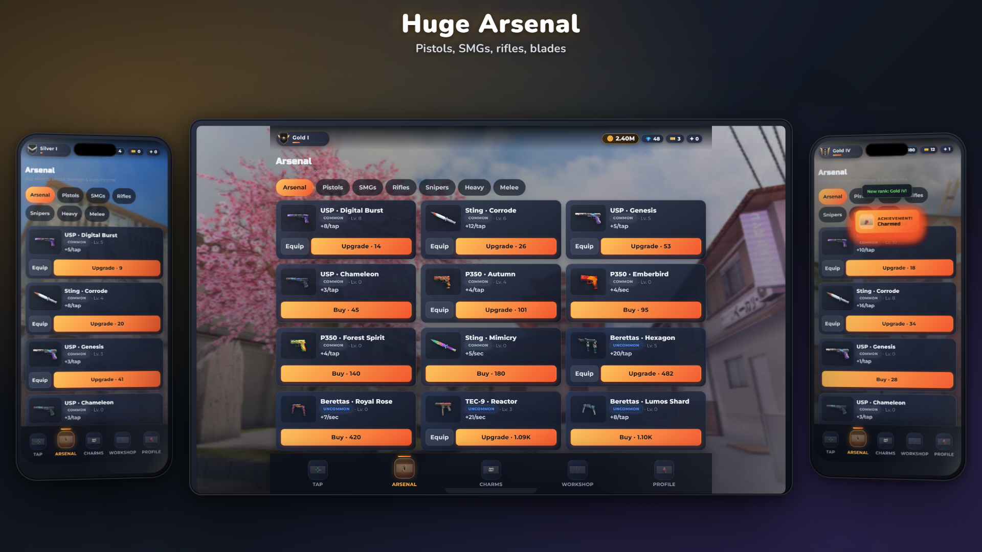 Clicker Stand - Skins and Knives — screenshot 3