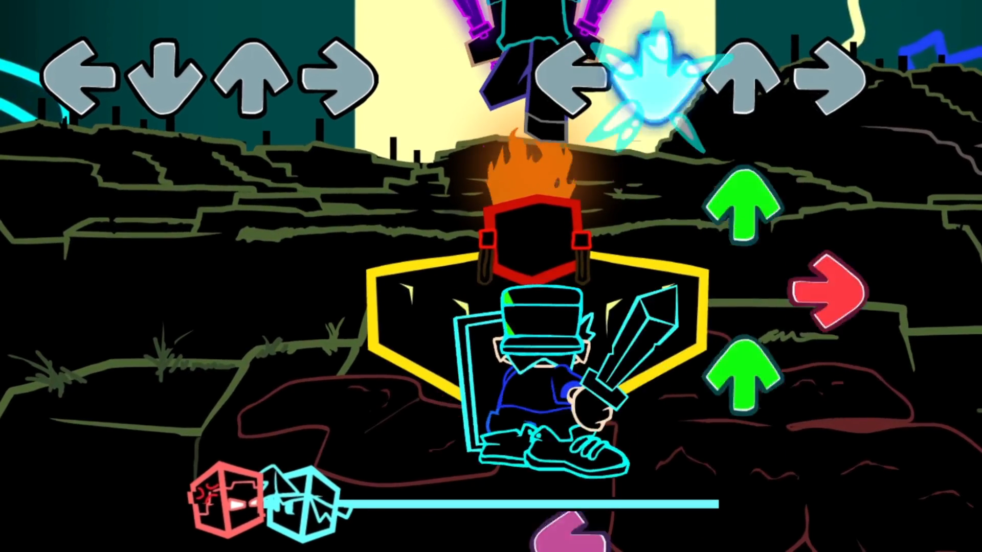 Friday Night Funkin' vs Herobrine Reborn screenshot