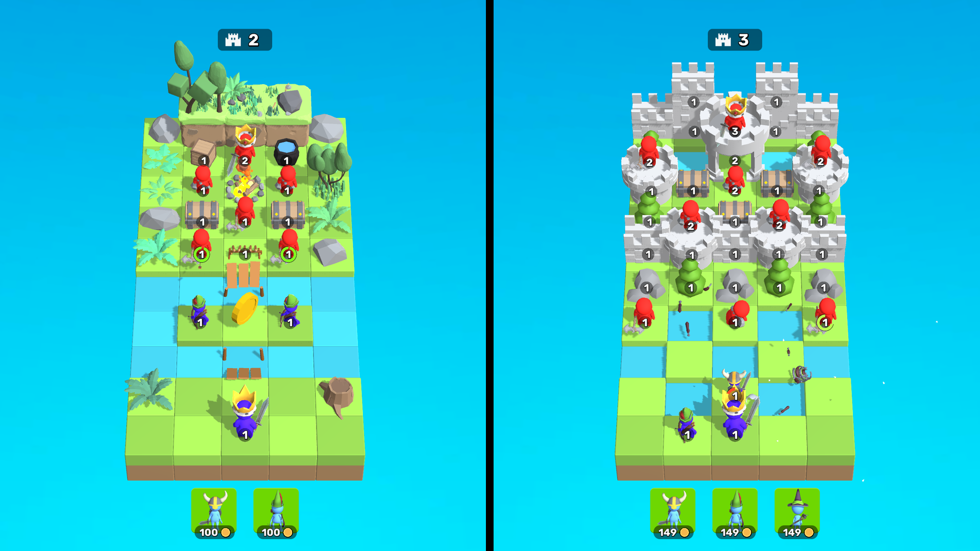 Castle Wars: Cell Battle — screenshot 1