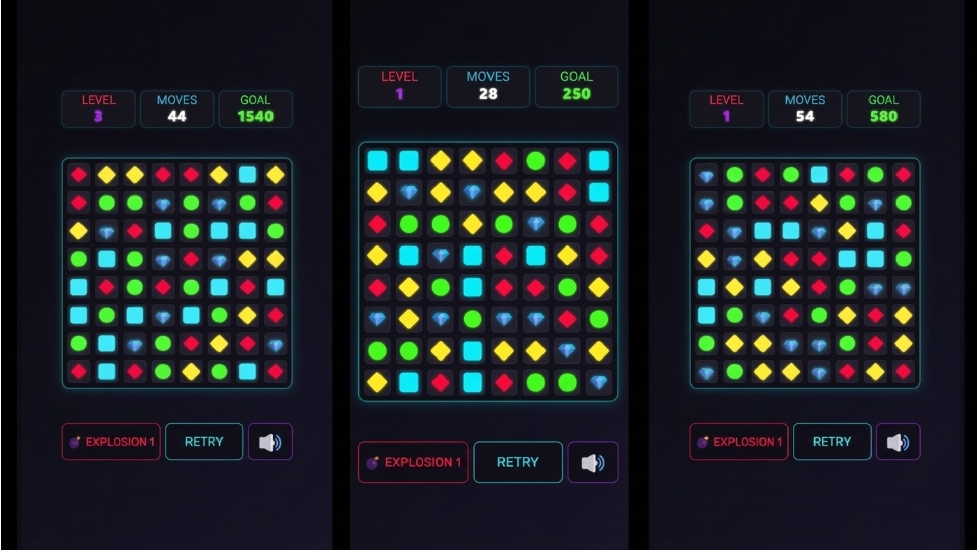 Geometry. Three in a row. — screenshot 4