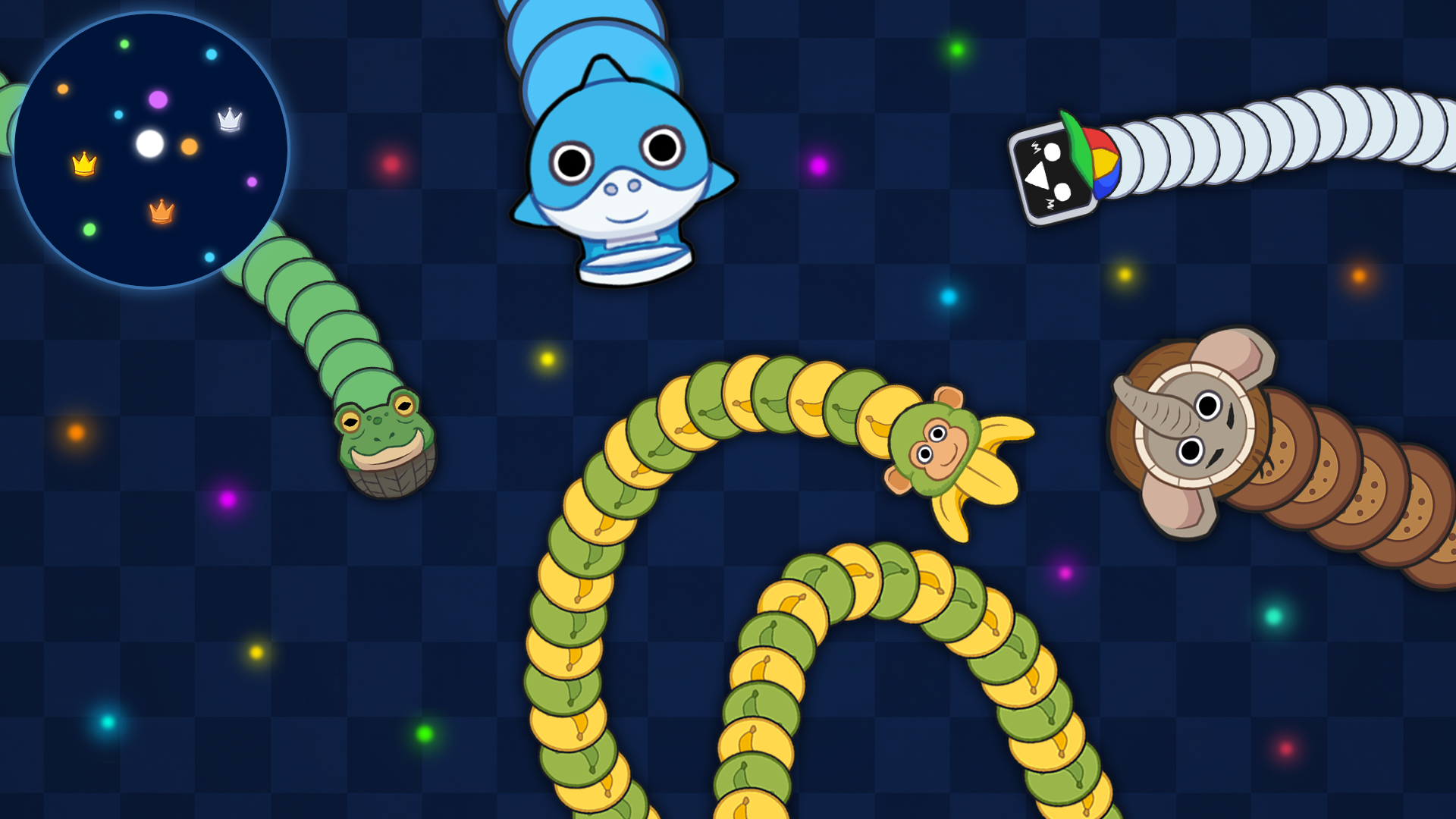 Meme Snake io: Змейка Онлайн — screenshot 1