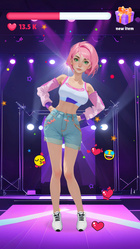 green emerald velvet dress Left or Right Fashion Dress Up: Build Queen Magic Makeover Challenge -  Woman Fashions Battle Stylist Dressup Game main image 1