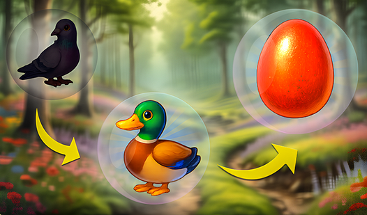 From Egg to Bird! 2048!