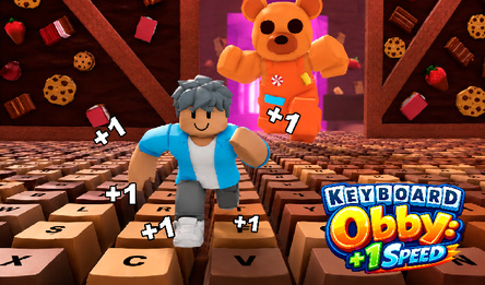 Keyboard Obby: +1 Speed