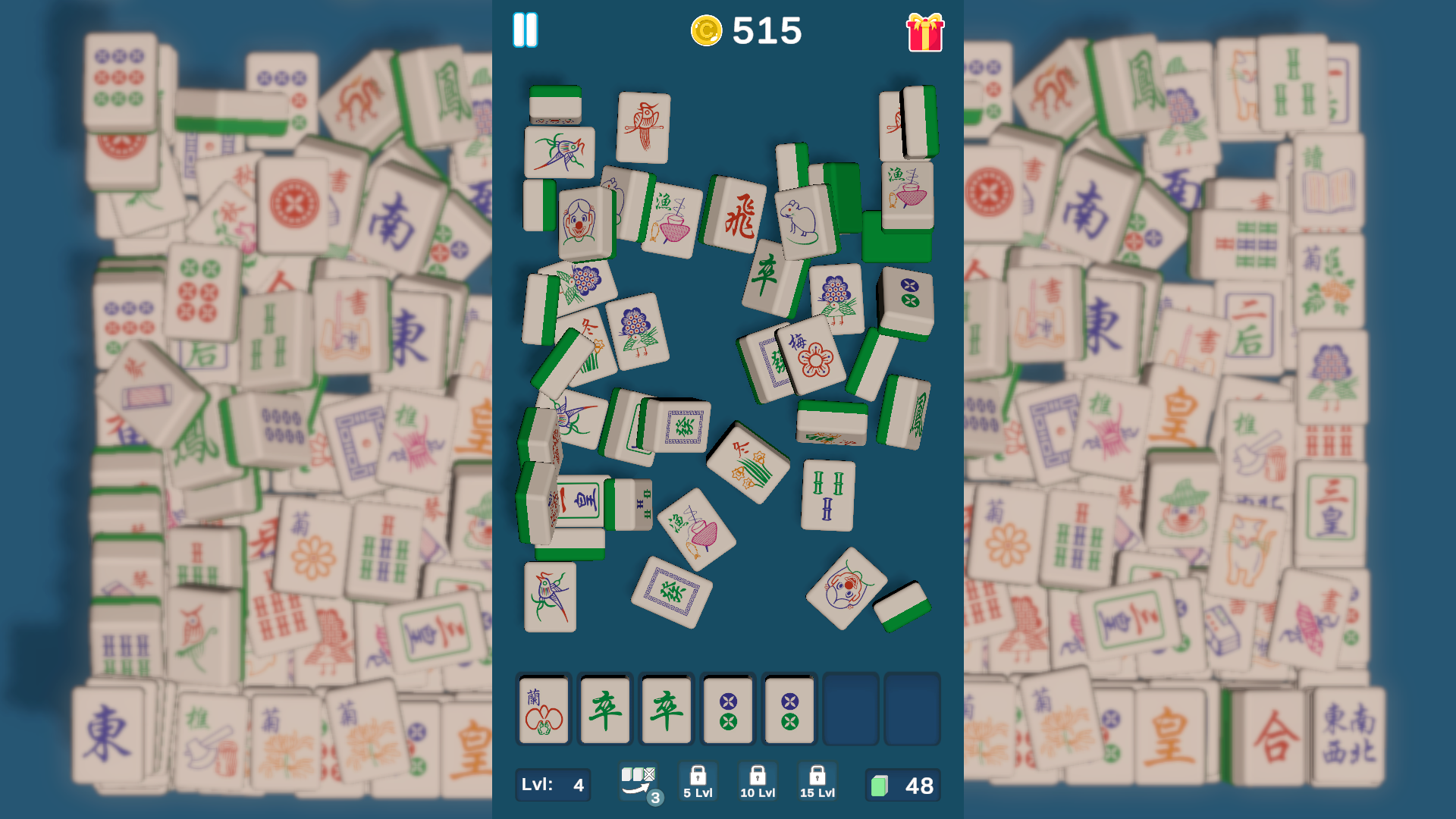 Destroy the Mahjong tiles — screenshot 1