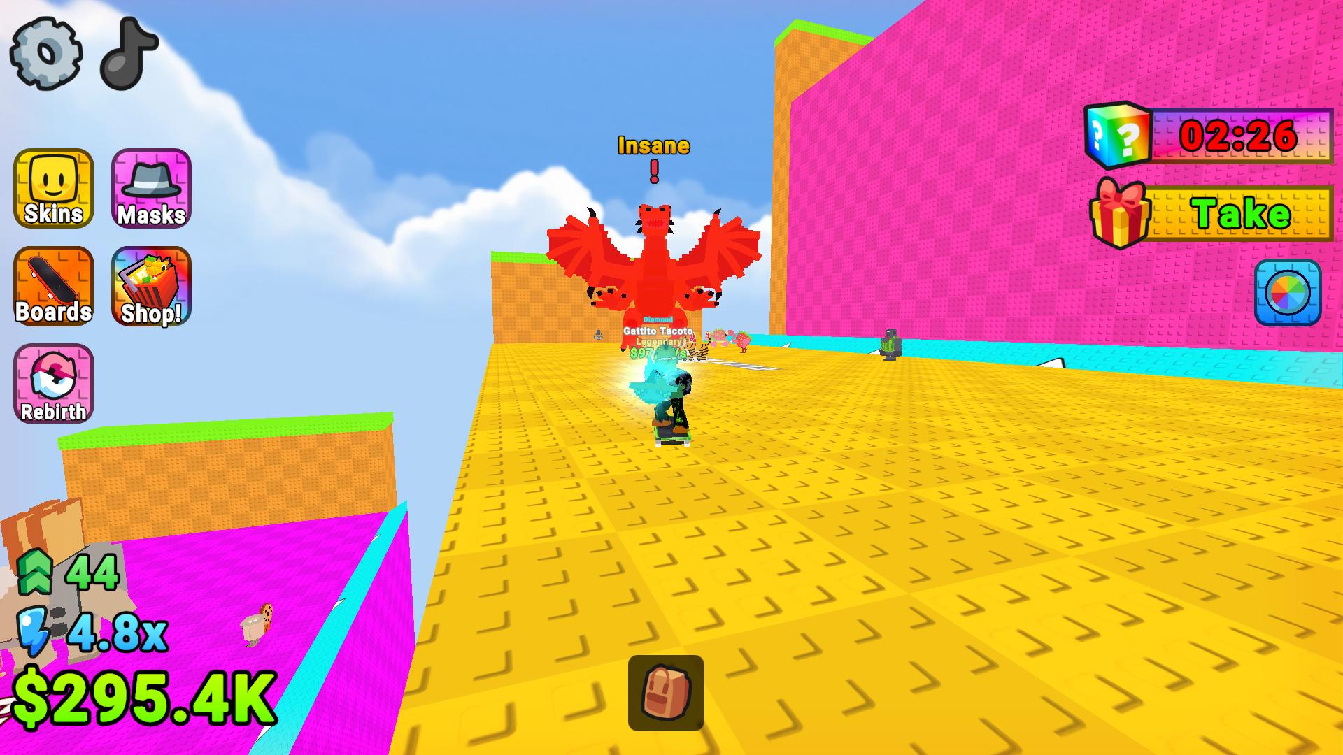 Obby: Skate For Brainrots screenshot