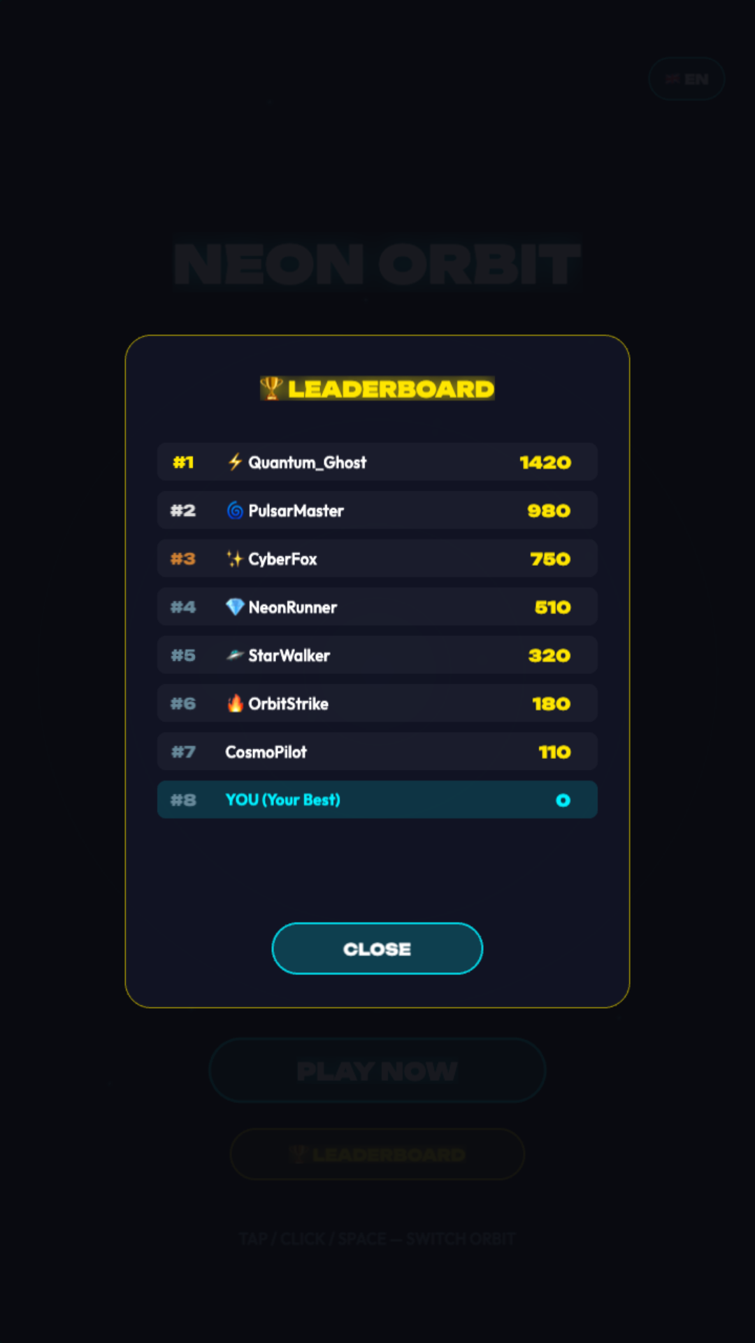Neon Orbit screenshot 7