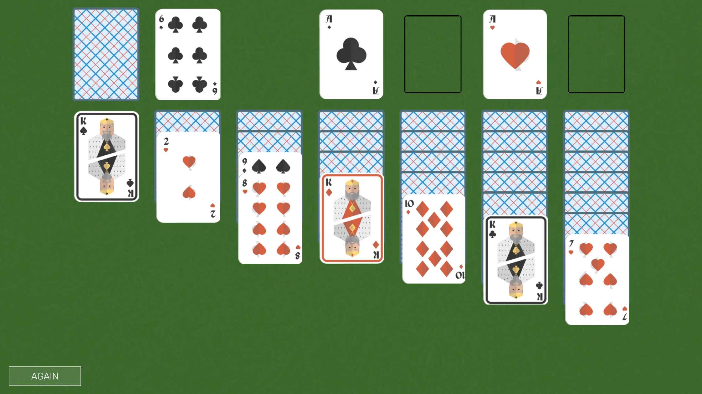 Solitaire «First» screenshot 1