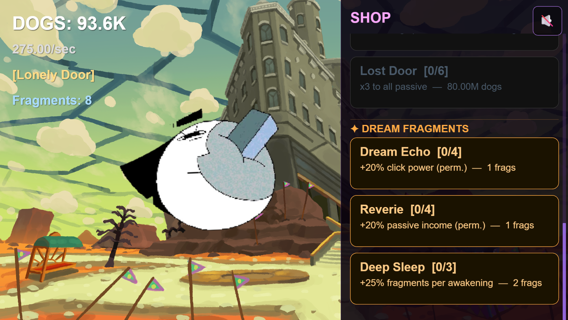 Ena clicker dream — screenshot 2