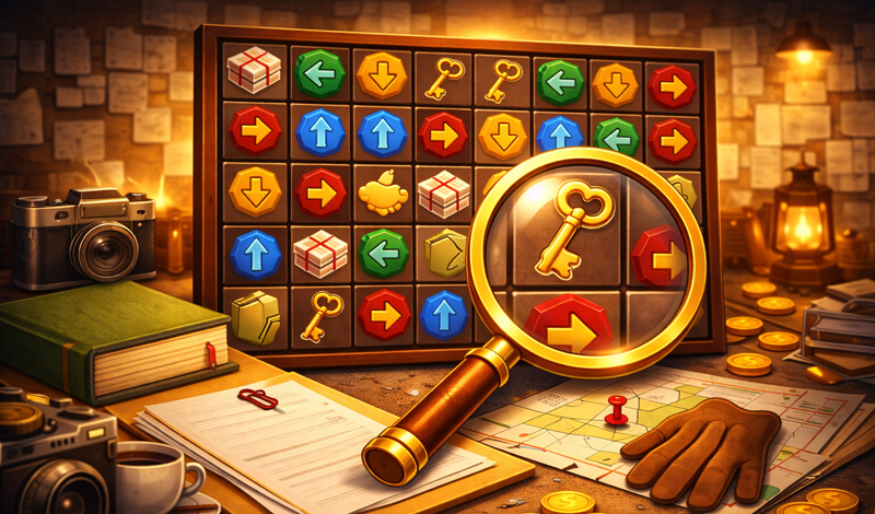 Move & Match: Detective Puzzle game cover
