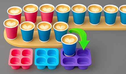Coffee Sort Puzzle