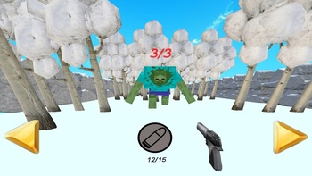 Skier vs Zombie mutants